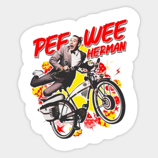 Pee Wee Herman Funny's Sticker